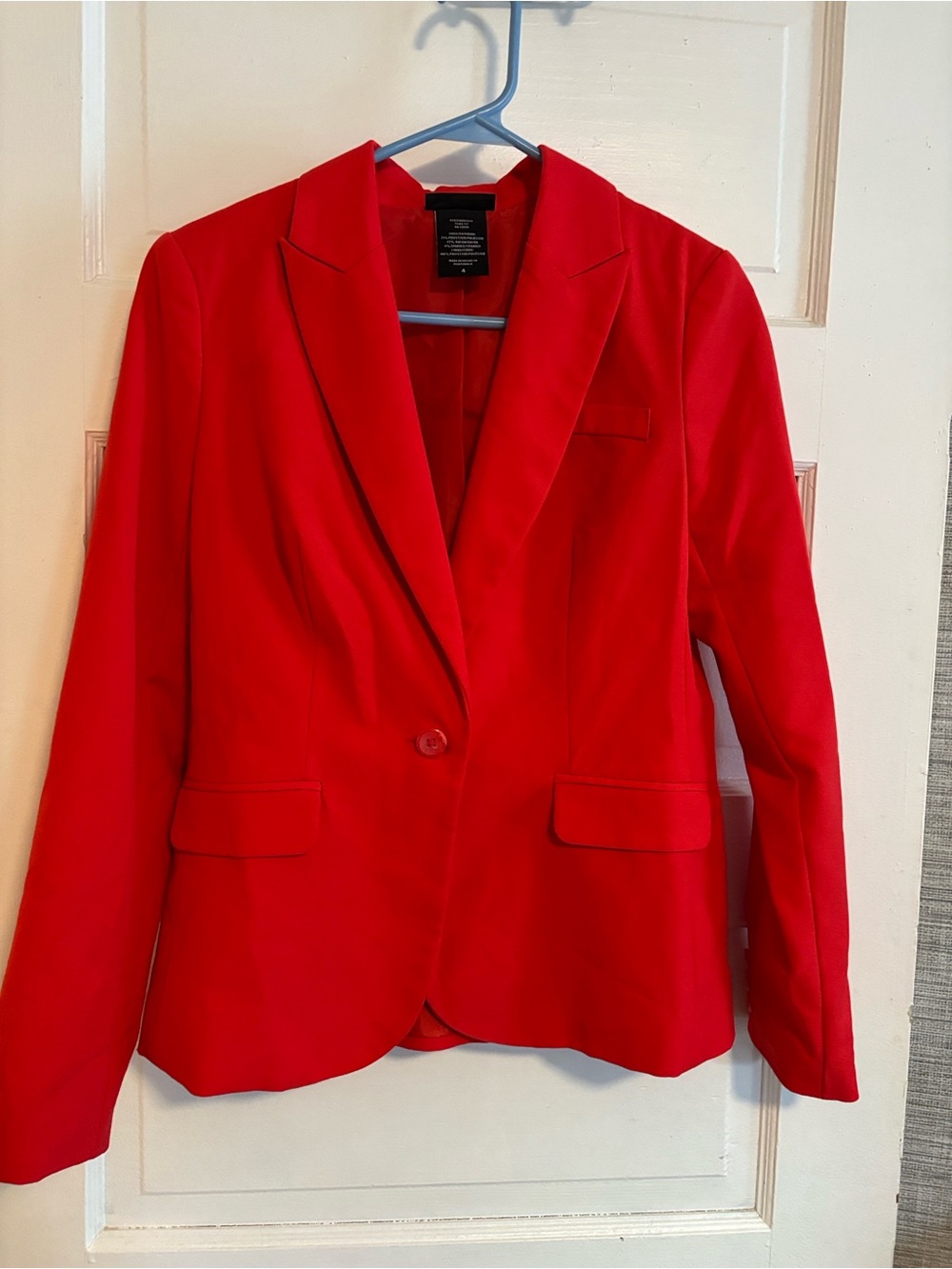 Metaphor Bright Red Women's Tailored Blazer